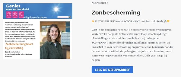 Fietsen is Leuk! Nieuwsbrief #1