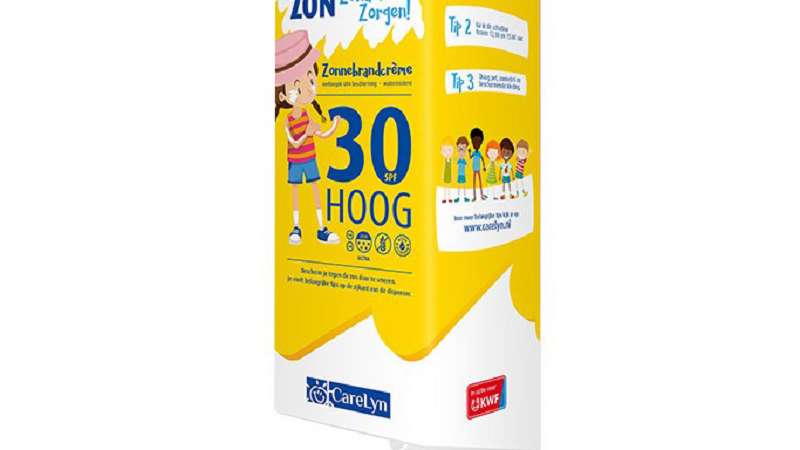 Zonnebrandcrme dispenser CareLyn