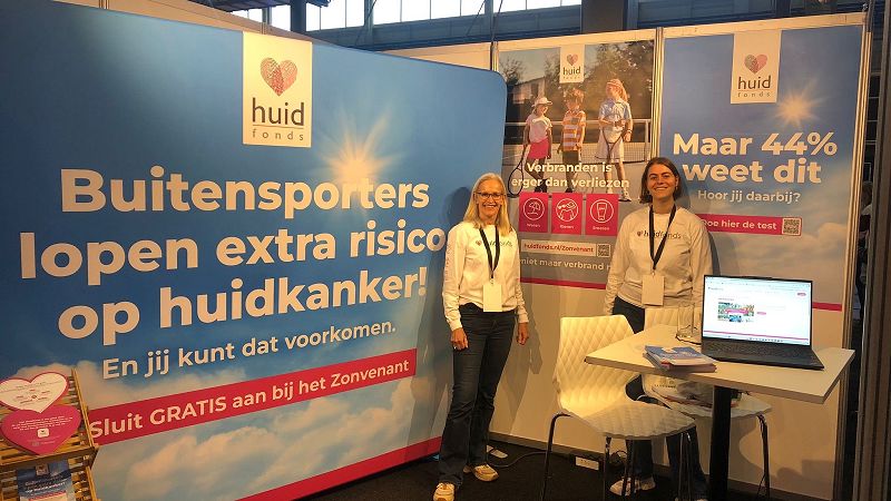 Huidfonds op de Nationale Sport Vakbeurs