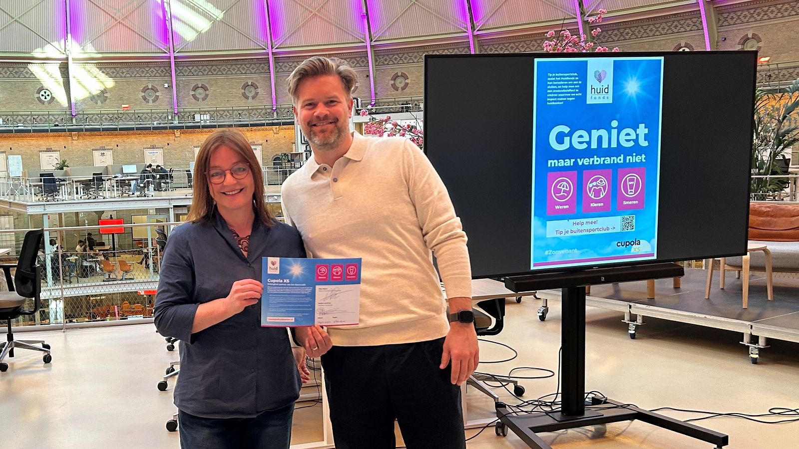 Cupola XS aangesloten bij het Zonvenant