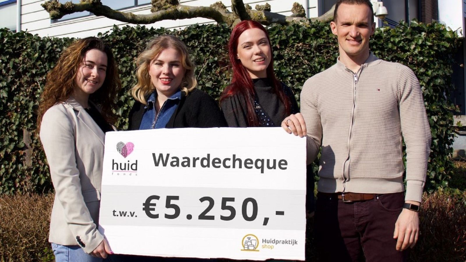Huidpraktijkshop in actie voor het Huidfonds