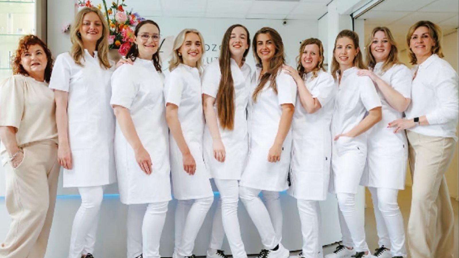 Team Huidzorg Houten komt in actie voor het Huidfonds